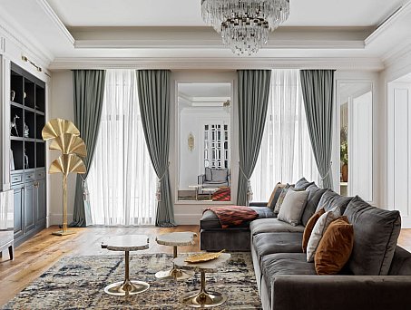 Ковер Aldo в интерьере гостиной