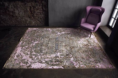 Роскошный авторский ковер Arno в лофт интерьере
