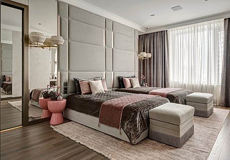 Современный ковер MIKOS в спальне