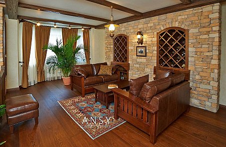 Орнаментальный ковер в стиле шале