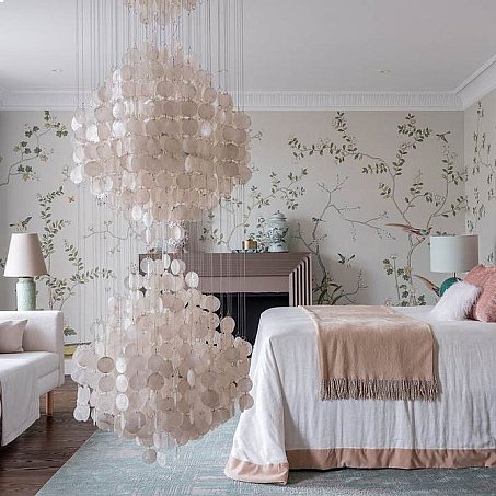 Дизайнерский ковер Альдо в интерьере спальни