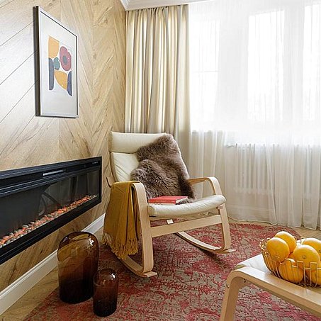 Ковер Aldo у камина