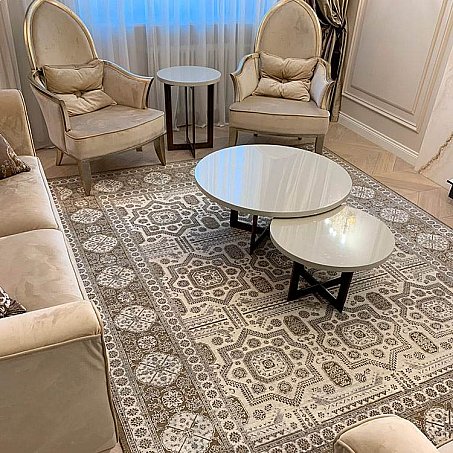 Ковер Kupon в интерьере в стиле неоклассика