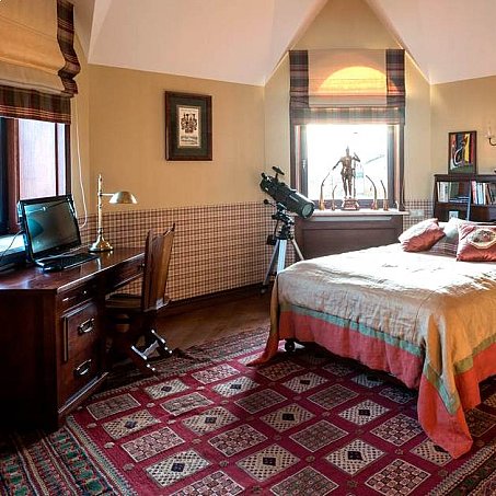 Килим Sirjan в спальне