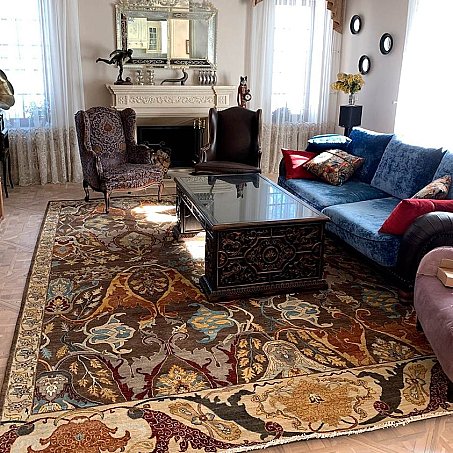 Ковер Bijar в загородном доме