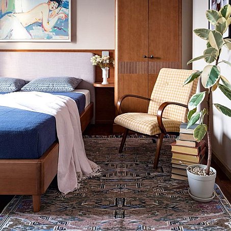 Ковер Fusion в дизайнерской спальне