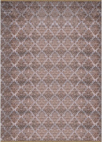 Современный Индийский ковер Damask №1638 373x274cm из бамбукового шелка в стиле неоклассика