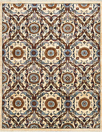 Шерстяной Пакистанский ковер Saltani №4212 249x194cm