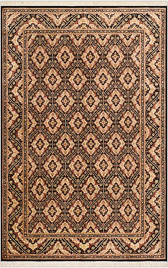 Шелковый Иранский ковер Qom №1645 200x133cm