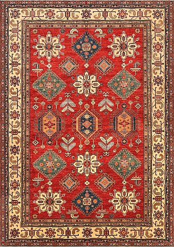 Шерстяной Кавказский ковер Kazakh №2752 300x217cm
