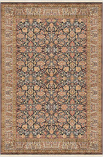Шелковый Индийский ковер Kashmir №1724 271x182cm
