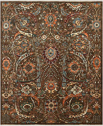 Шерстяной Пакистанский ковер Safavid №4822 299x249cm