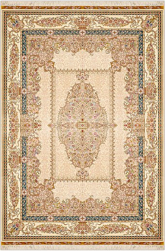 Современный Турецкий ковер Aubusson №1601 243x170cm из шелка в стиле неоклассика