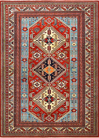 Шерстяной Азербайджанский ковер Shirvan №1575 213x155cm