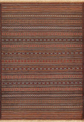 Безворсовый Персидский ковер Zinjan №3052 193x135cm из шерсти