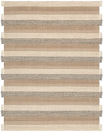 Безворсовый Индийский ковер Bergen №4921 240x176cm из шерсти