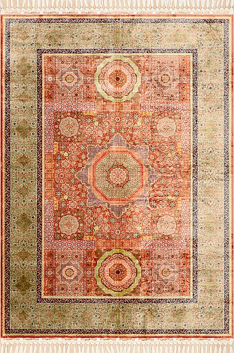 Шелковый Индийский ковер Mamluk №2667 239x171cm