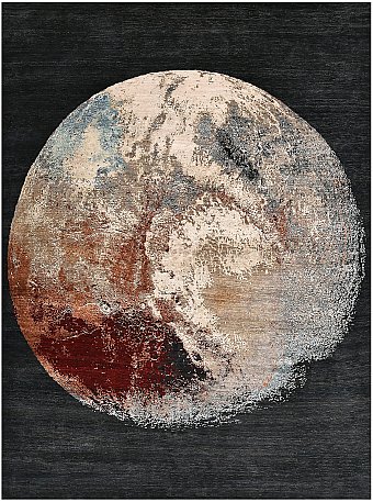 Индийский Old Moon ковер №4391 363x272cm из шелка и шерсти