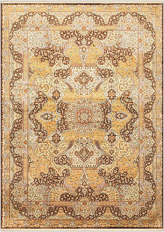 Шелковый Индийский ковер Kashmir №4302 372x270cm