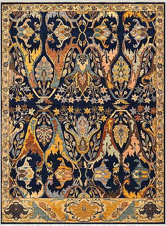 Шерстяной Индийский ковер Bidjar №4306 370x276cm