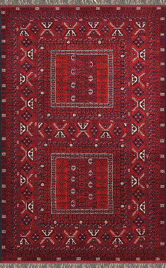 Шерстяной Афганский ковер Parda №3157 248x160cm