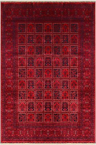 Шерстяной Афганский ковер Beleji №1578 298x200cm