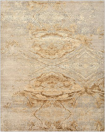 Индийский Aldo ковер №4356 309x247cm из шелка и шерсти