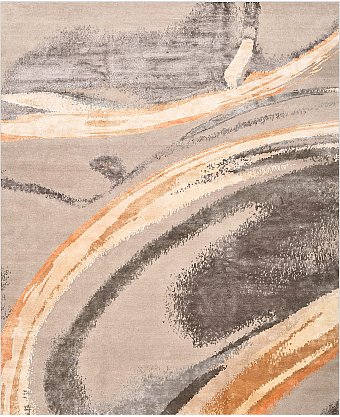 Непальский Element ковер №4626 303x252cm из шелка и шерсти