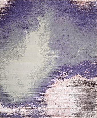 Индийский Lilac Sunset ковер №3604 305x244cm из шелка и шерсти