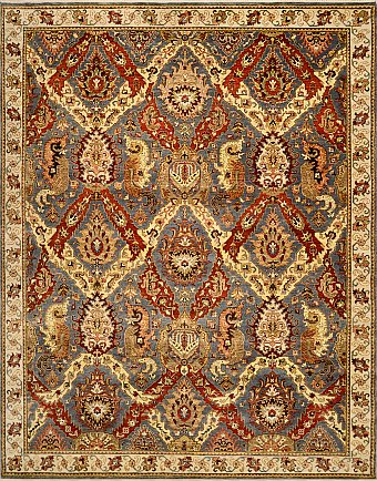 Шерстяной Индийский ковер Dragon №3622 311x245cm