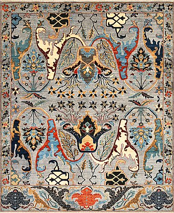 Шерстяной Пакистанский ковер Bijar №4084 301x243cm