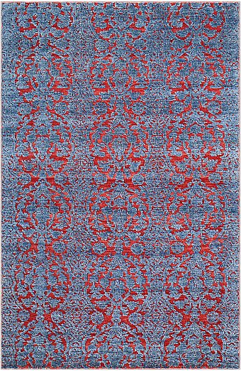 Безворсовый Индийский ковер Casablanca №2943 272x193cm из шерсти