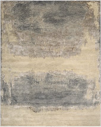 Непальский Pearl Haze ковер №3866 301x241cm из шелка и шерсти