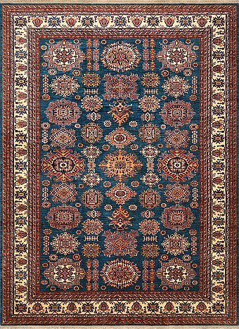 Шерстяной Кавказский ковер Kazakh №4095 365x273cm
