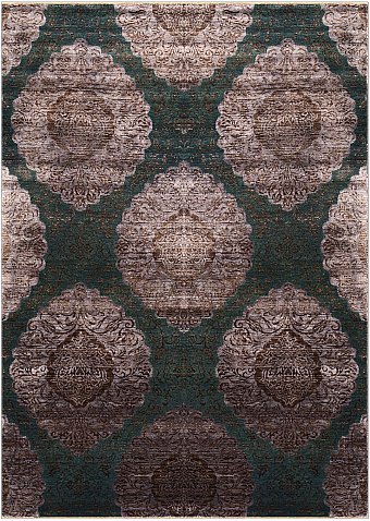 Современный Индийский ковер Mysore №2029 244x174cm из шерсти и шелка в стиле неоклассика