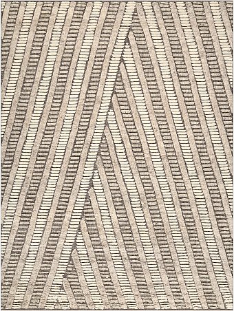 Безворсовый Индийский ковер Tazart №4643 306x246cm из шерсти