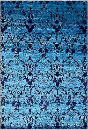 Современный Индийский ковер Avignon №2041 305x206cm из шерсти и бамб. шелка в стиле неоклассика