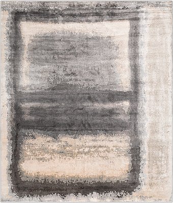 Непальский Rothko ковер №3998 299x256cm из шелка и шерсти