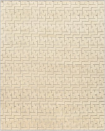 Безворсовый Индийский ковер Tazart №4661 304x245cm из шерсти