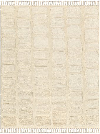 Безворсовый Индийский ковер Tazart №4668 370x280cm из шерсти