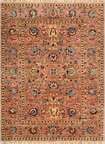 Шерстяной Пакистанский ковер Ziegler №3922 236x175cm