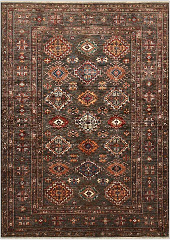 Шерстяной Пакистанский ковер Kazakh №4785 293x207cm