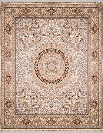 Шелковый Турецкий ковер Hereke №3579 302x246cm