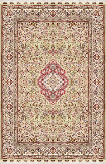 Шелковый Индийский ковер Medallion №1656 280x186cm