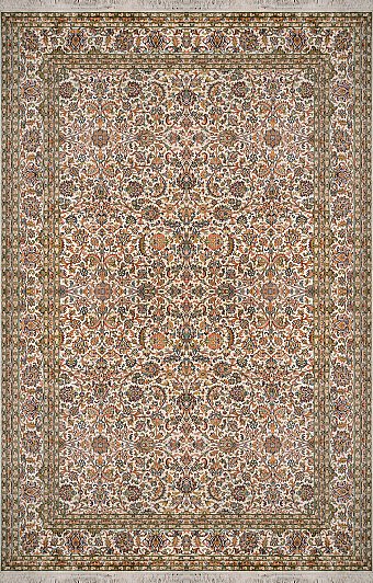 Шелковый Индийский ковер Afshan №1723 285x186cm