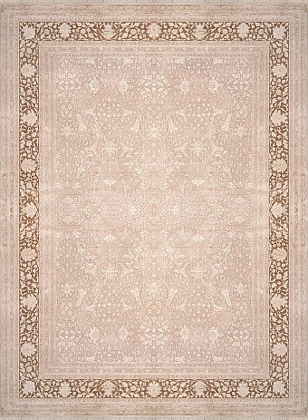 Современный Индийский ковер Rajastan Neo №3519 360x270cm из шерсти и бамб. шелка в стиле неоклассика