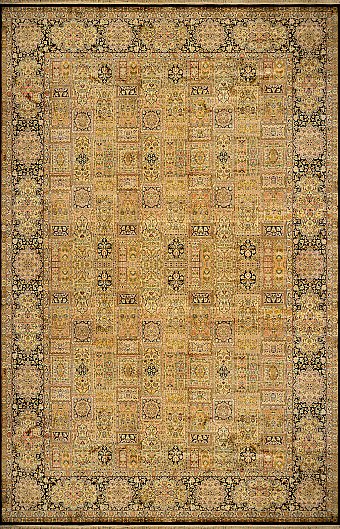 Шелковый Индийский ковер Ramada №1710 394x268cm