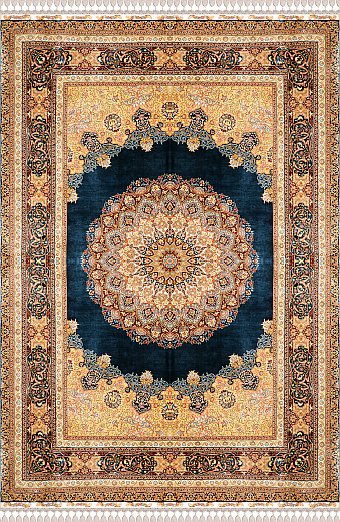 Шелковый Индийский ковер Medallion №2658 244x167cm