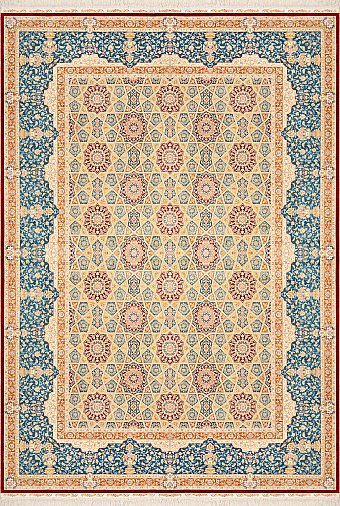 Шелковый Индийский ковер Palace №1659 295x206cm